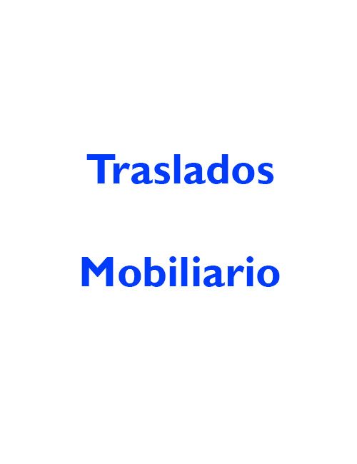 Traslados Mobiliario